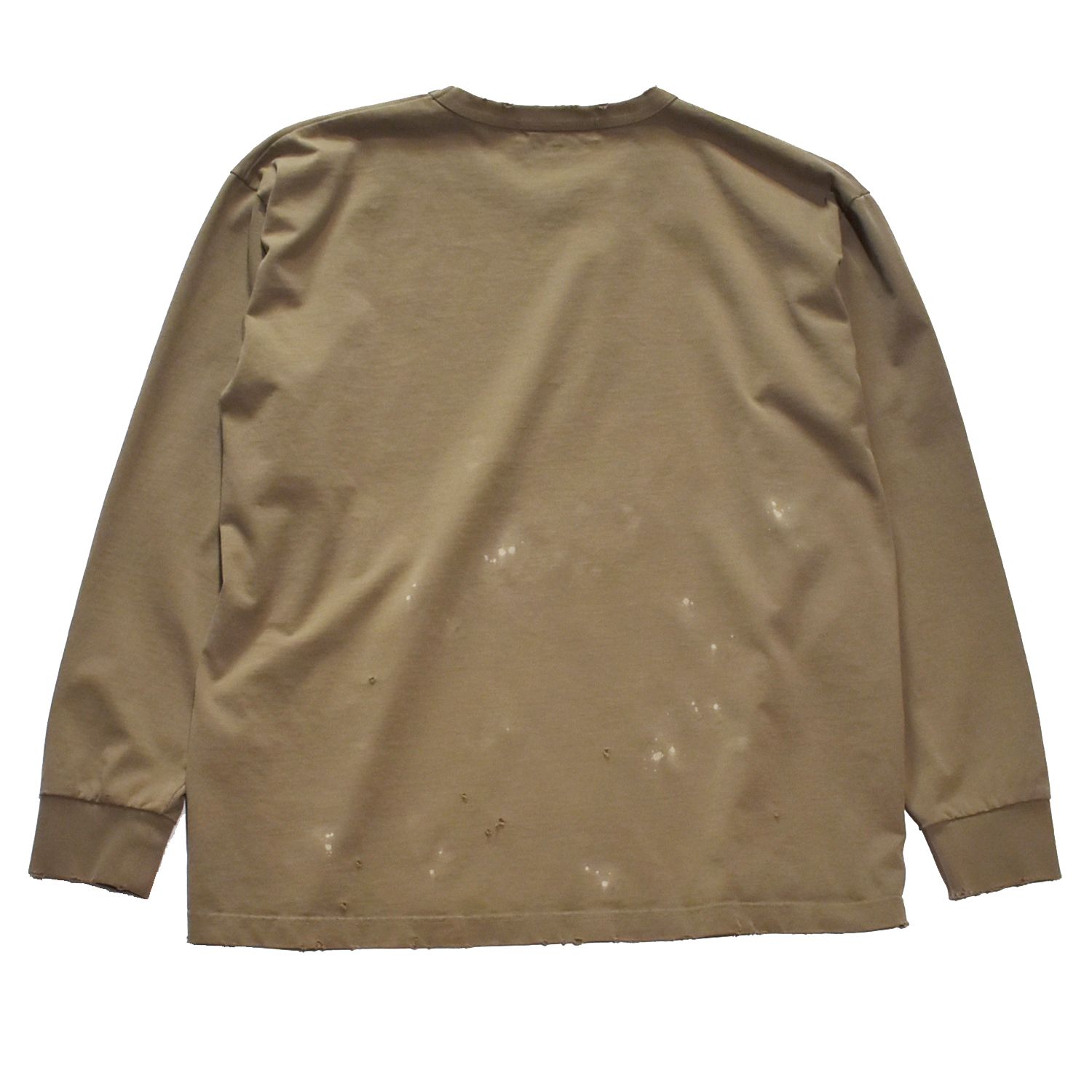 《予約品3月27日 23時55分締め》 DINOSAUR L/S  / ロングTシャツ / ベージュ 【roarguns 】8月中入荷予定