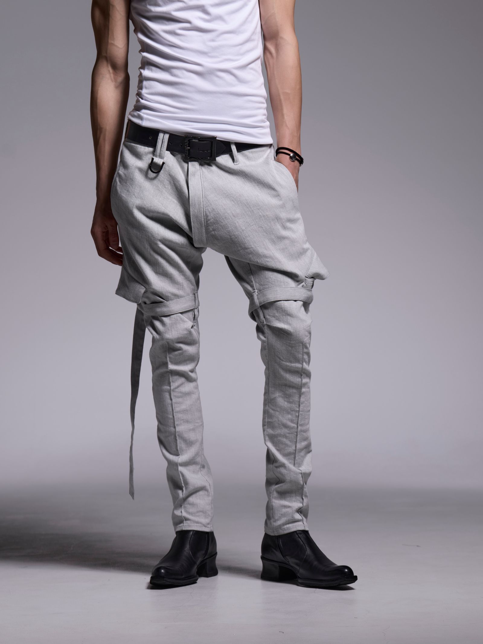 【予約品 1月4日(日) 締切】Bondage Pants / ボンデージパンツ / グレー