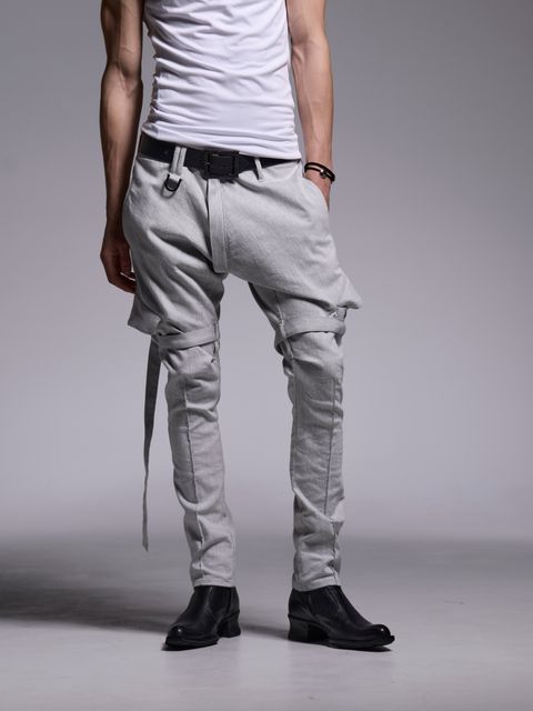 【予約品 1月4日(日) 締切】Bondage Pants / ボンデージパンツ / グレー