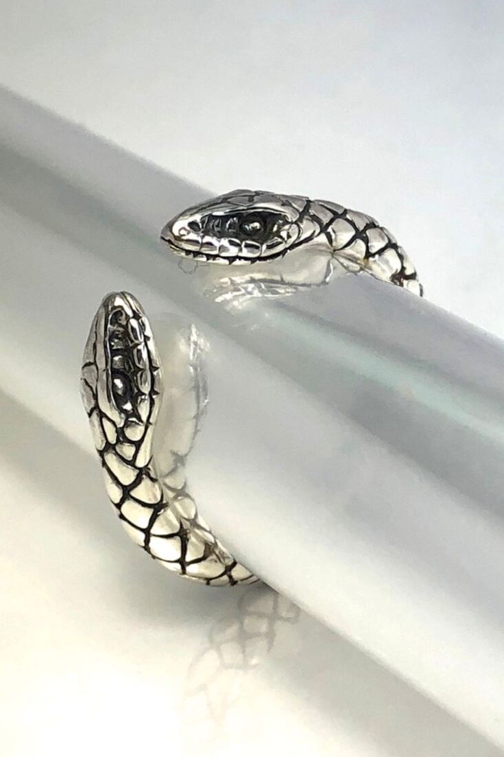 《受注生産》 TWO HEADED SNAKE RING / リング 【注文から2-3週間後入荷予定】