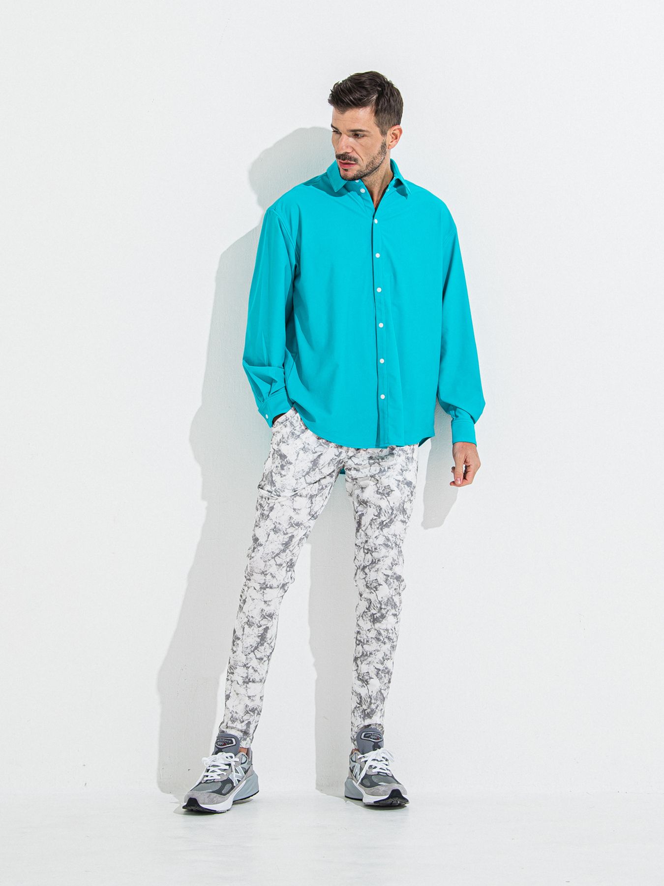【予約品】RASH JACK SHIRTS / ラッシュガード ジャックシャツ / ターコイズ