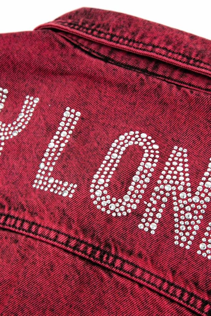 ピグメントダイ デニムジャケット / グリーン 【BOY LONDON】