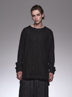 《予約品》 DamagePullOver / プルオーバー / ブラック＆ブラック