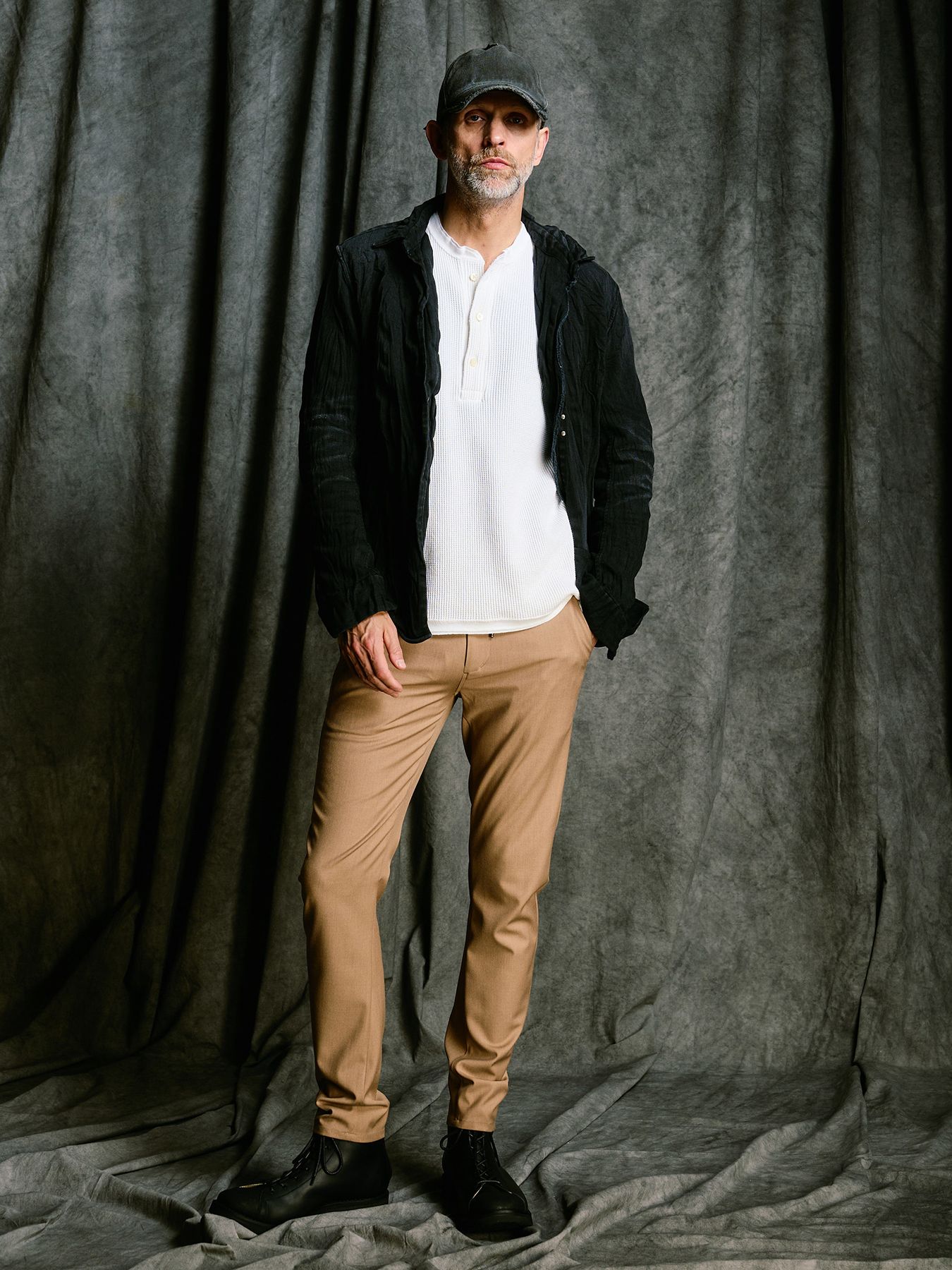 【予約品 4月19日(日) 18時締切】jersey B.B.cap / ジャージ ベースボールキャップ / チャコール