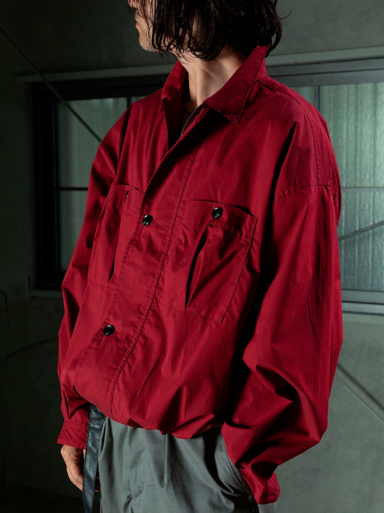 【予約品 11月9日(月) 締切】TRAILOVERSHIRT / トレイルオーバーシャツ / レッド