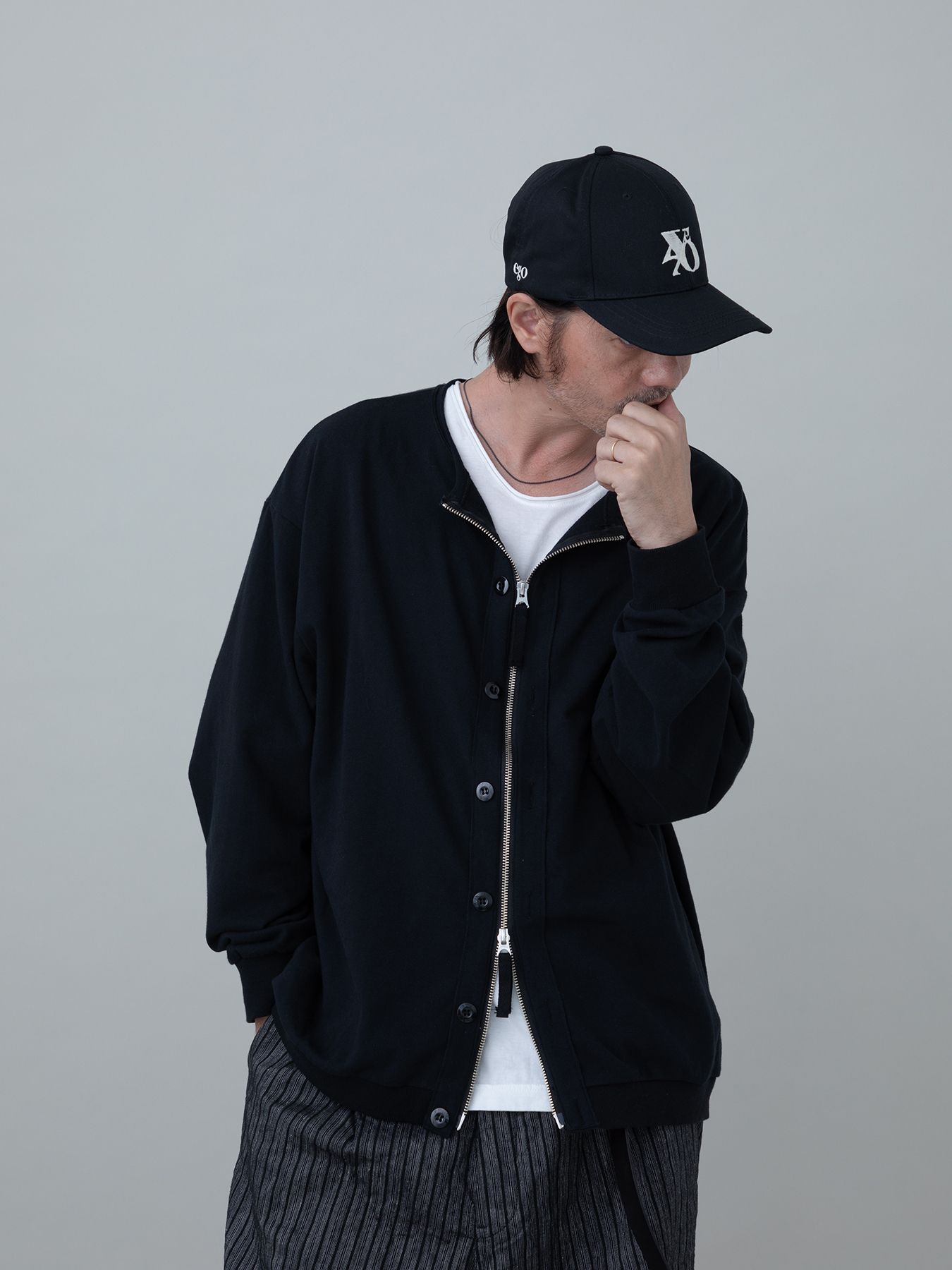 【予約品 10月26日(日) 締切】LINERCARDE / カーディガン / BLACK