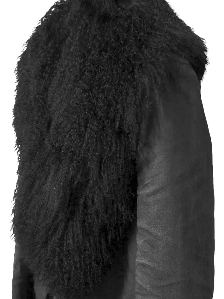 Tibetan lamb fur Detachable collar リアルファーネックマフラー単品【ys Yuji SUGENO】