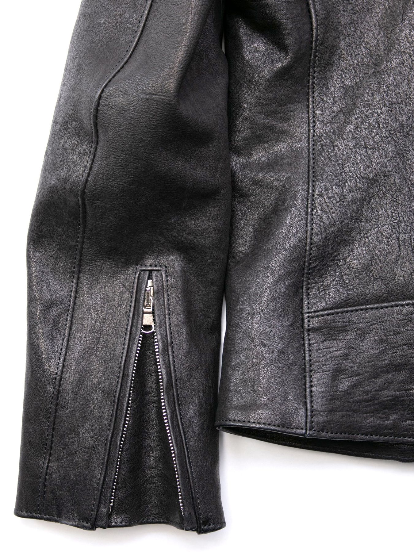 【予約品 4月6日(月) 締切】Pit Vegetable Full Tanned Shrinked Horsehide Double Riders / フルタンニン ピット鞣し シュリンクホースハイド ダブルライダース / JOEY