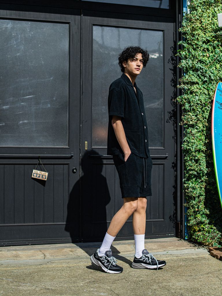《予約品3月3日18：00締め》 PILE BEACH SHIRTS / パイルシャツ / ブラック