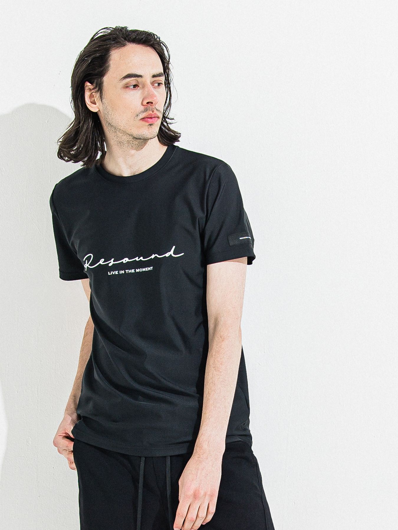 【予約品 】HANDWRITING RASH BASIC T / ラッシュガード ハンドライティングTシャツ / ブラック