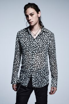 《予約品》 Shirts LeopardYOURYU / Black&White 【kiryuyrik】 2月入荷予定