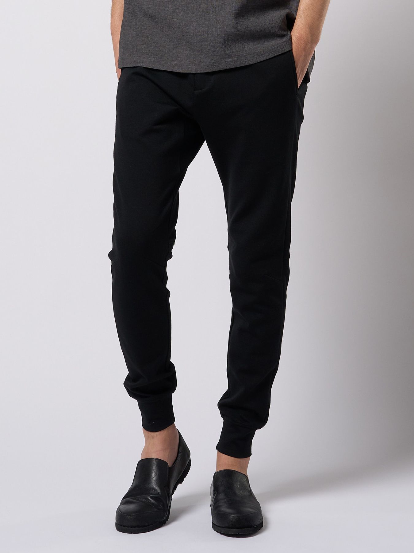 【予約品 9月23日(火) 締切】basic rib sweat pants / ベーシック リブスウェットパンツ / ブラック