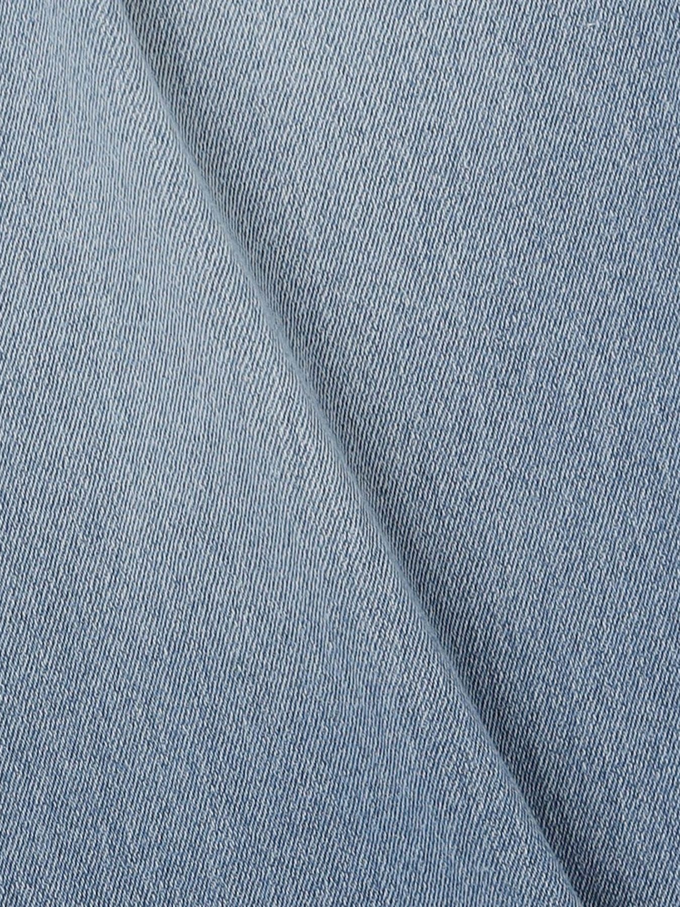 ライトオンスワイドデニムストレッチパンツ / ブルー【HIDEAWAYS NICOLE】