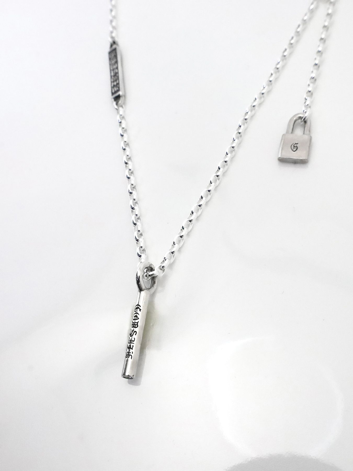 《受注生産》VOID STICK [LOGO] #1 with GODSIZE® I.D. TAG NECKLACE / ヴォイドスティック [ロゴ] #1 ゴッドサイズ® I.D.タグネックレス / 注文から2～3週間後入荷予定