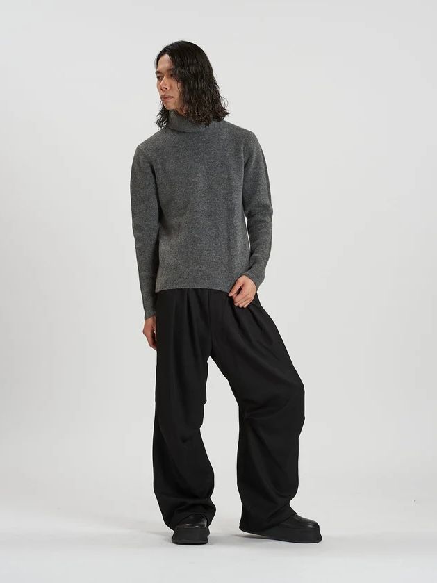 ジャカードニットタートルネック 857010-363K【NO ID.】