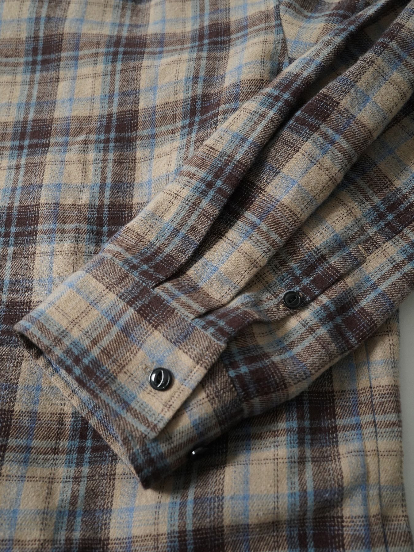 【予約品 5月27日(水) 締切】DOUBLE-SHIRTS / レイヤードシャツ / サックス系