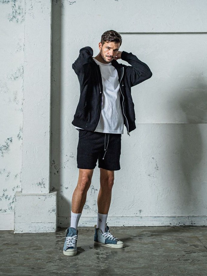 《予約11月17日19時締め》 MOLE YARN PILE zip loose hoodie / ジップフーディブ / ブラック