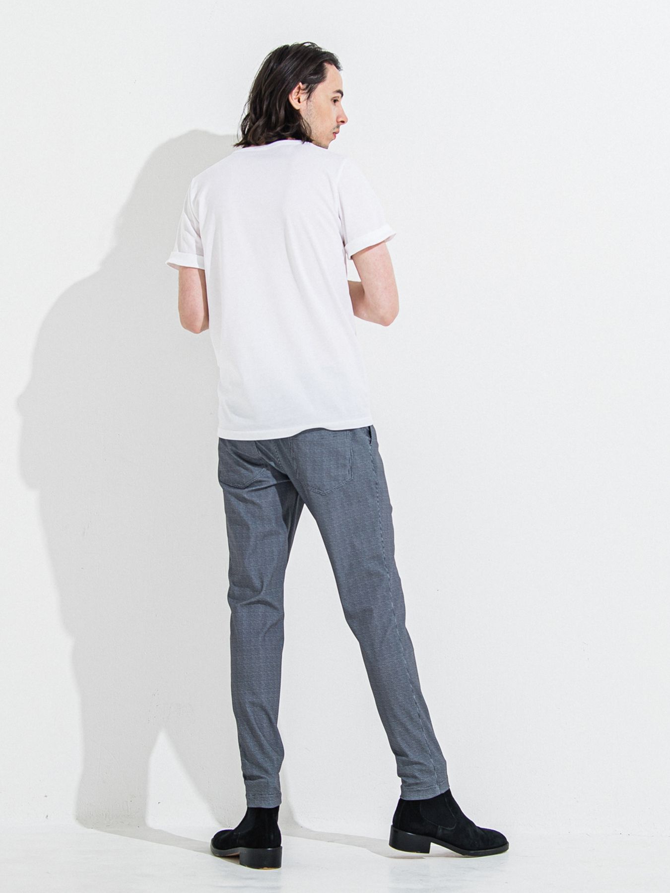 CHRIS EASY TUCK PANTS / クリスイージータックパンツ / チェックブラック CHECK BK