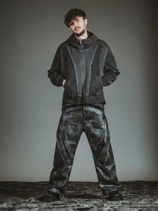 チェンジングニットフーデッドブルゾン 857010-360B / グレー【NO ID.】