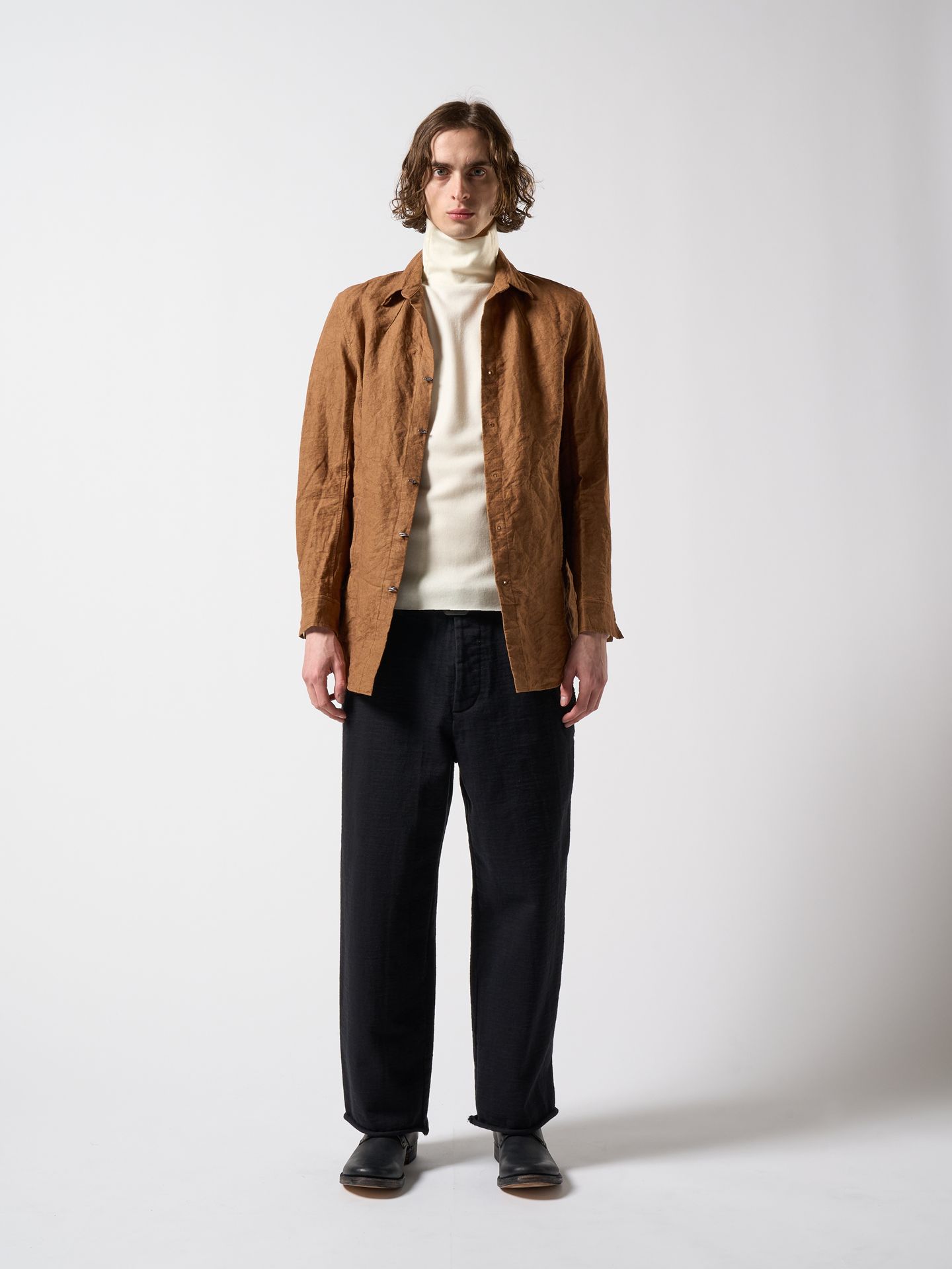 【予約品】 hook shirt coat / シャツコート / カーキ