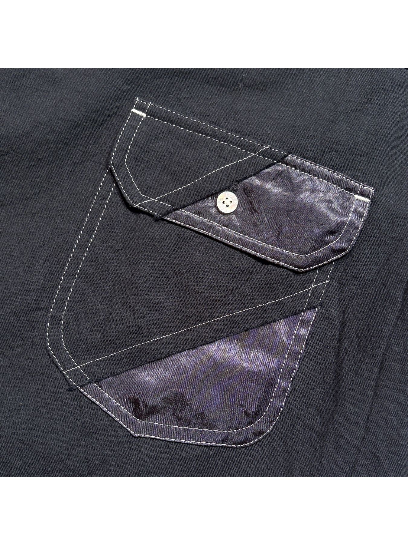 【予約品 8月23日(日) 締切】CO/W VIYELLA SHIRT / ブラック