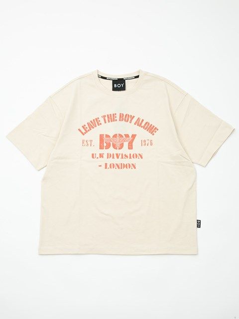 VINTAGE PRINTED HEAVY WEIGHT TEE WHITE / Tシャツ / ホワイト 【BOY LONDON】