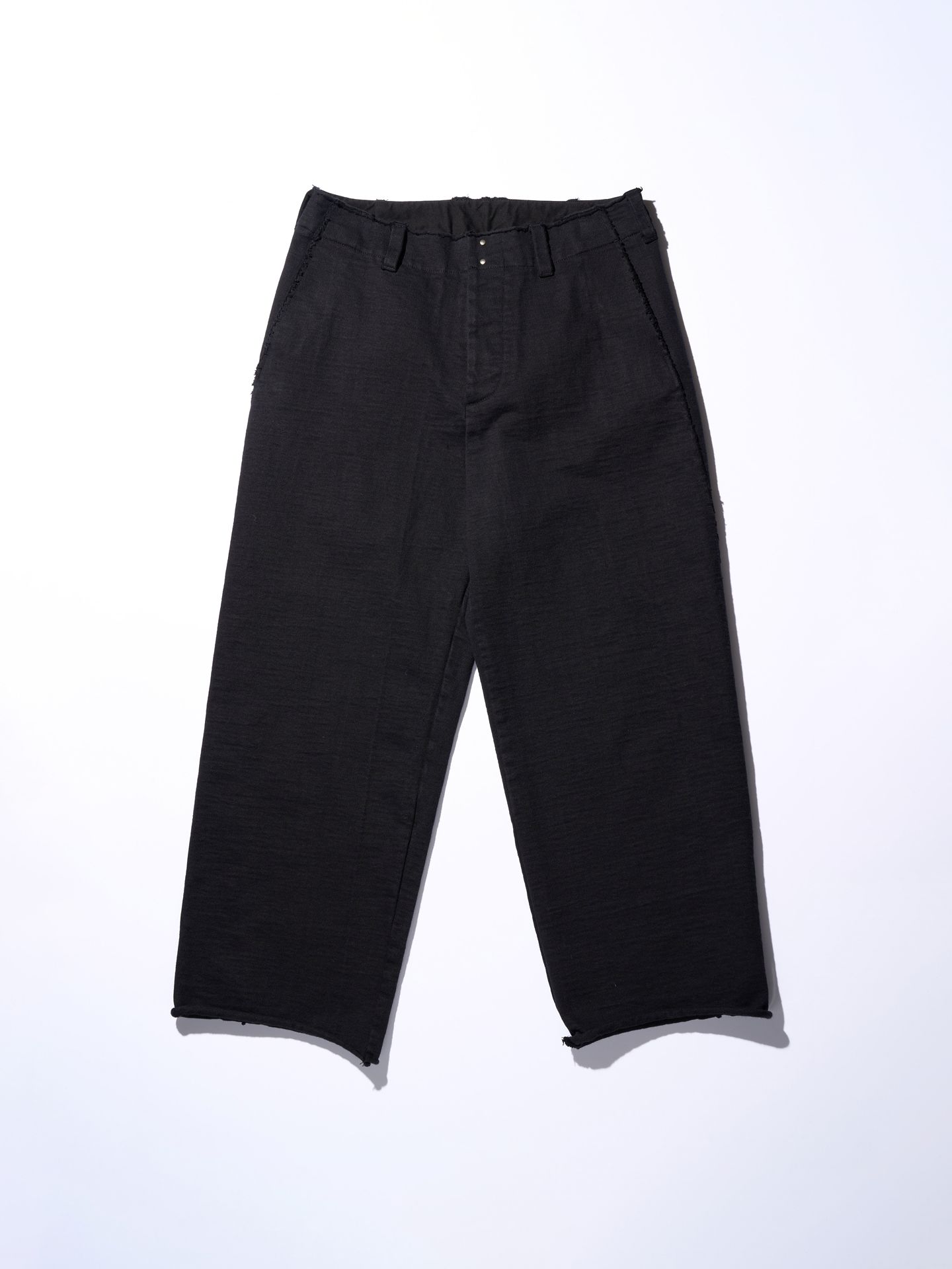 【予約品】 ex.heavy wide pants / ワイドパンツ / ブラック