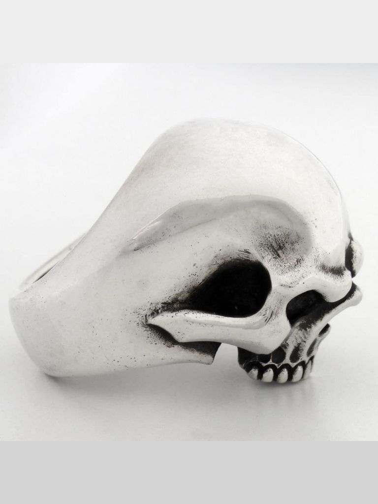 【受注生産品】 Fighting Skull Ring 2 / スカルリング