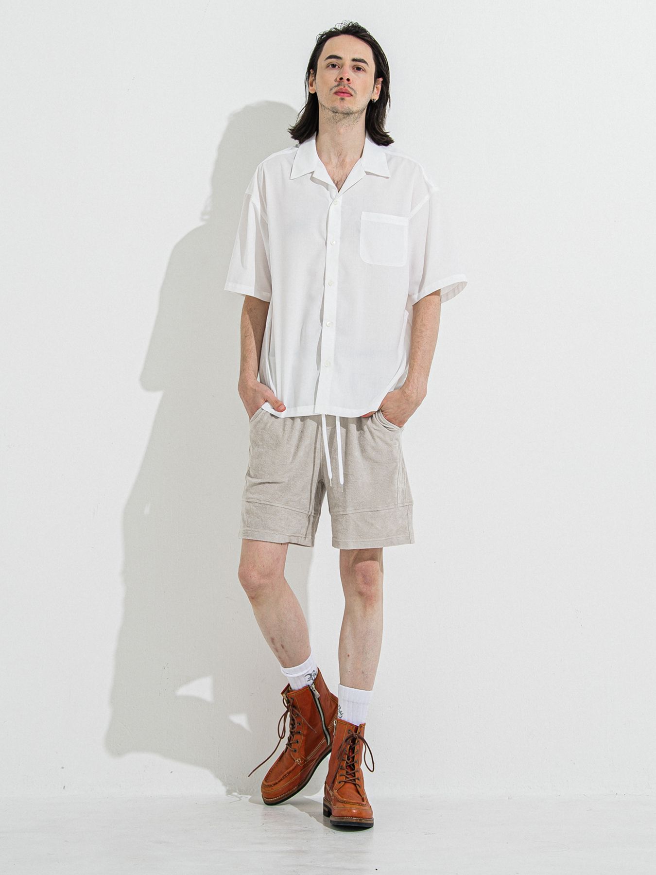 【予約品 】TYLER PILE SHORTS / タイラーパイルショーツ / グレージュ