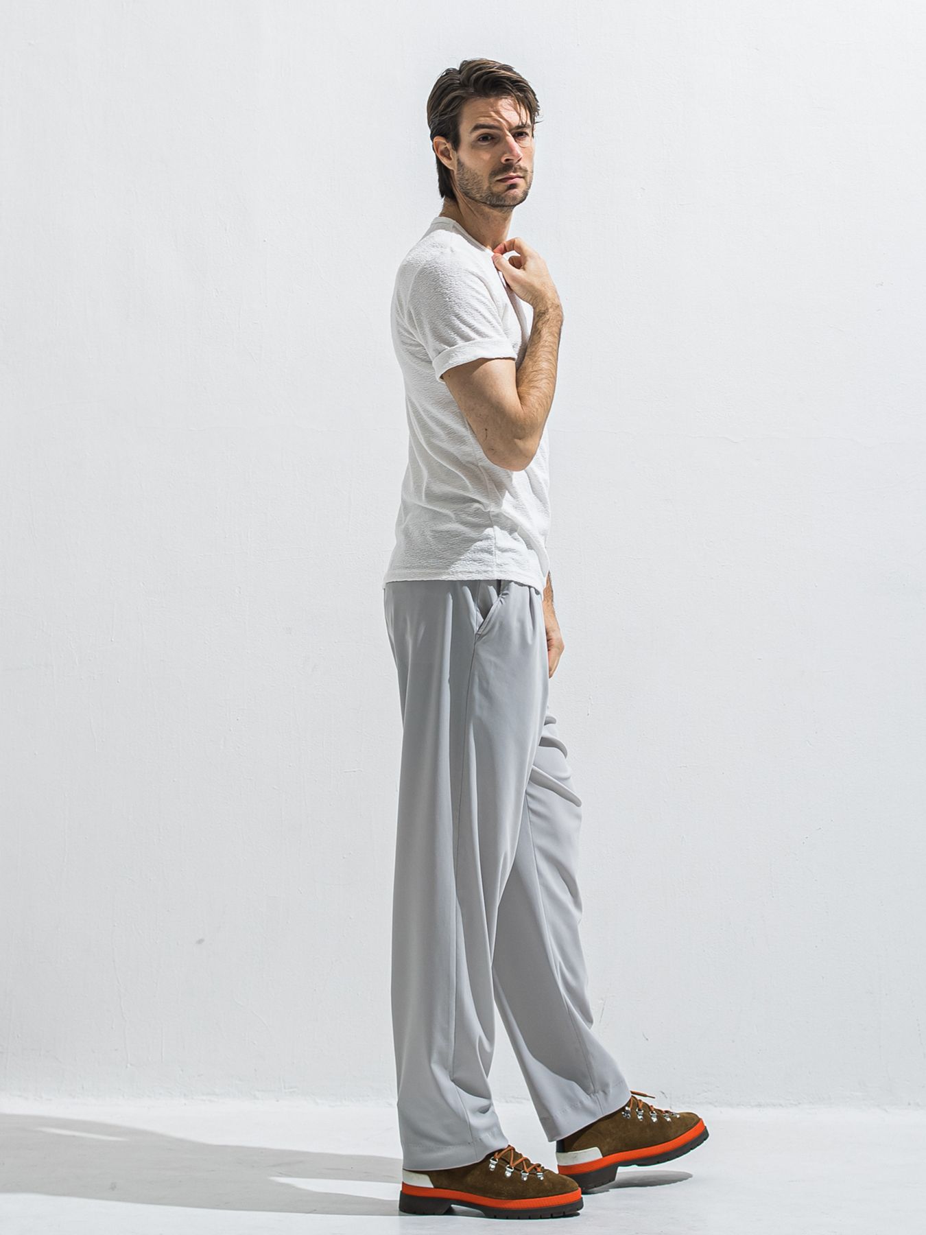 【予約品 2月15日(日) 18:00 締切】BEN PANTS / ワイドルーズパンツ / グレー