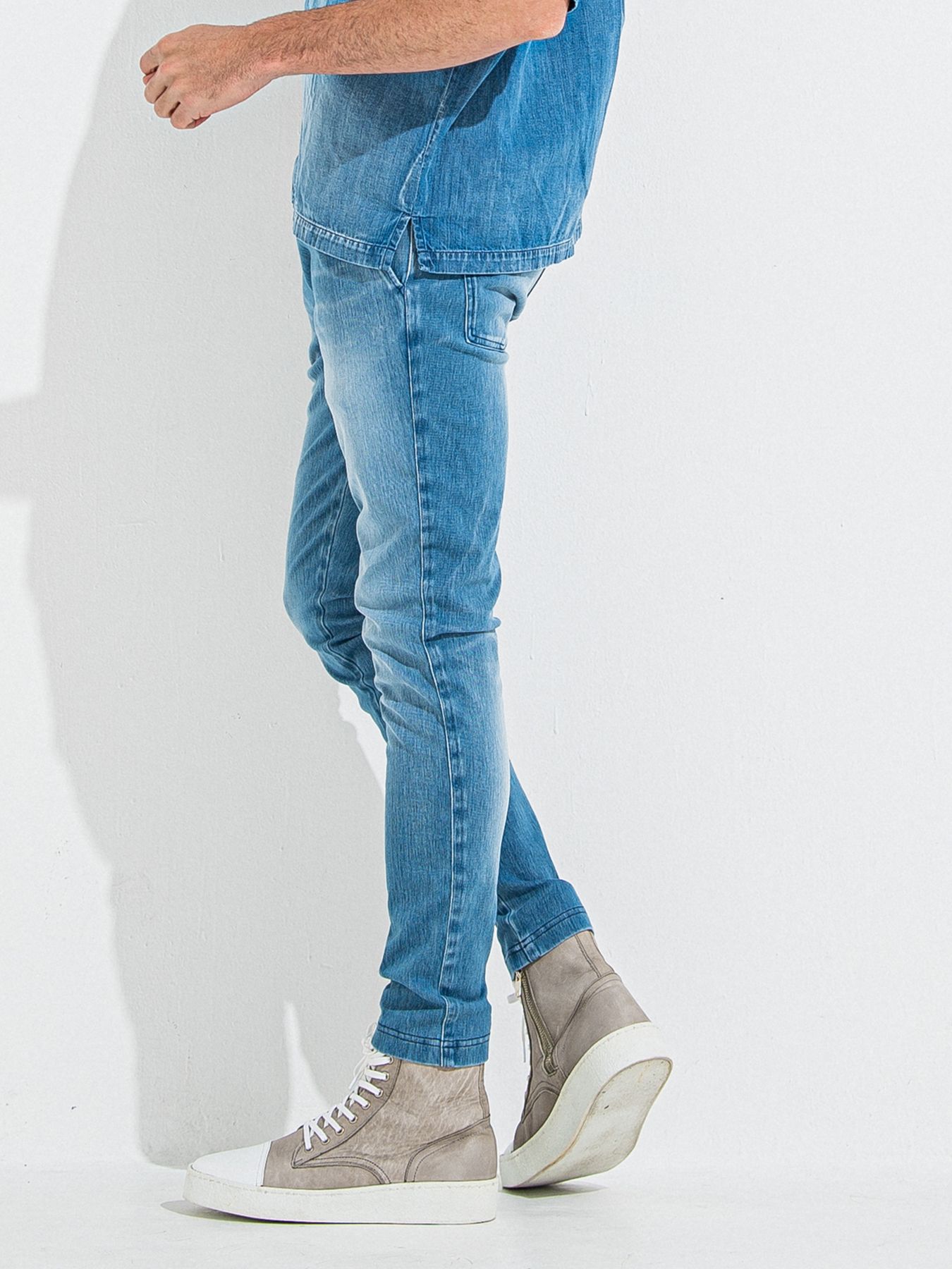 【予約品 】DENIM JERSEY CHRIS EASY TUCK PT / デニムジャージクリスイージータックパンツ / ライトインディゴ