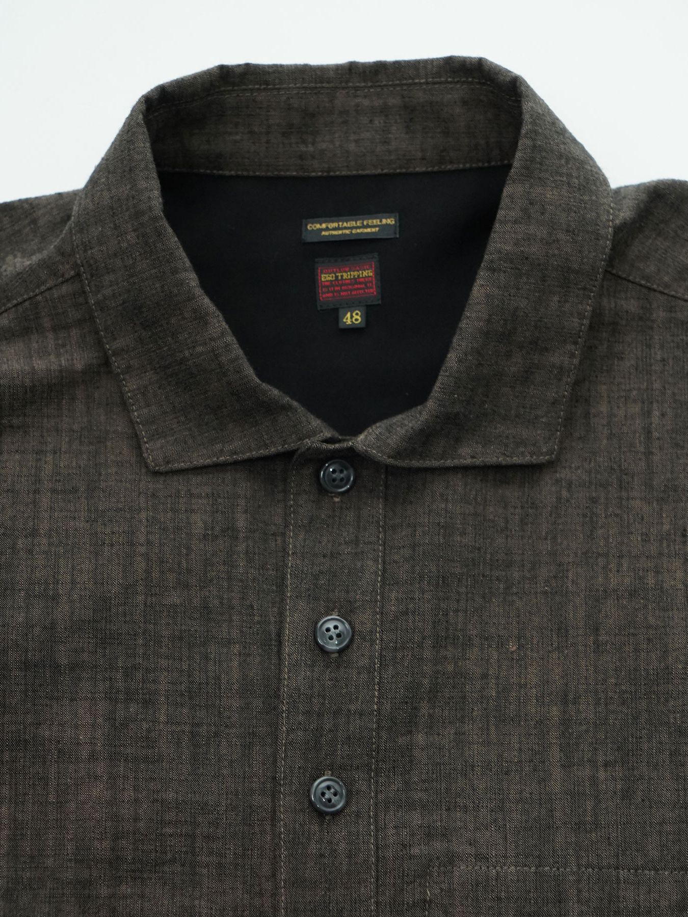 【予約品 10月26日(日) 締切】GERMANSHIRT / コットンシャツ / BROWN