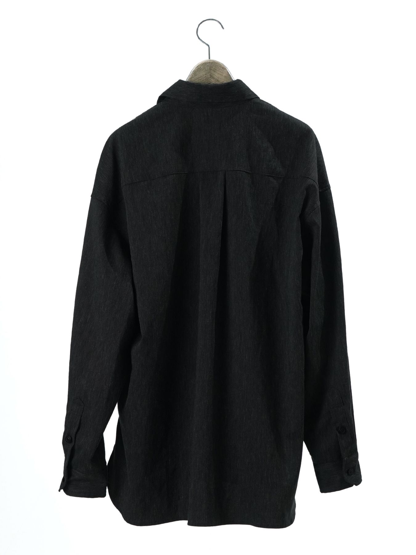 【予約品 11月23日(日) 締切】MINIMALPULLOVER / プルオーバーシャツ / BLACK
