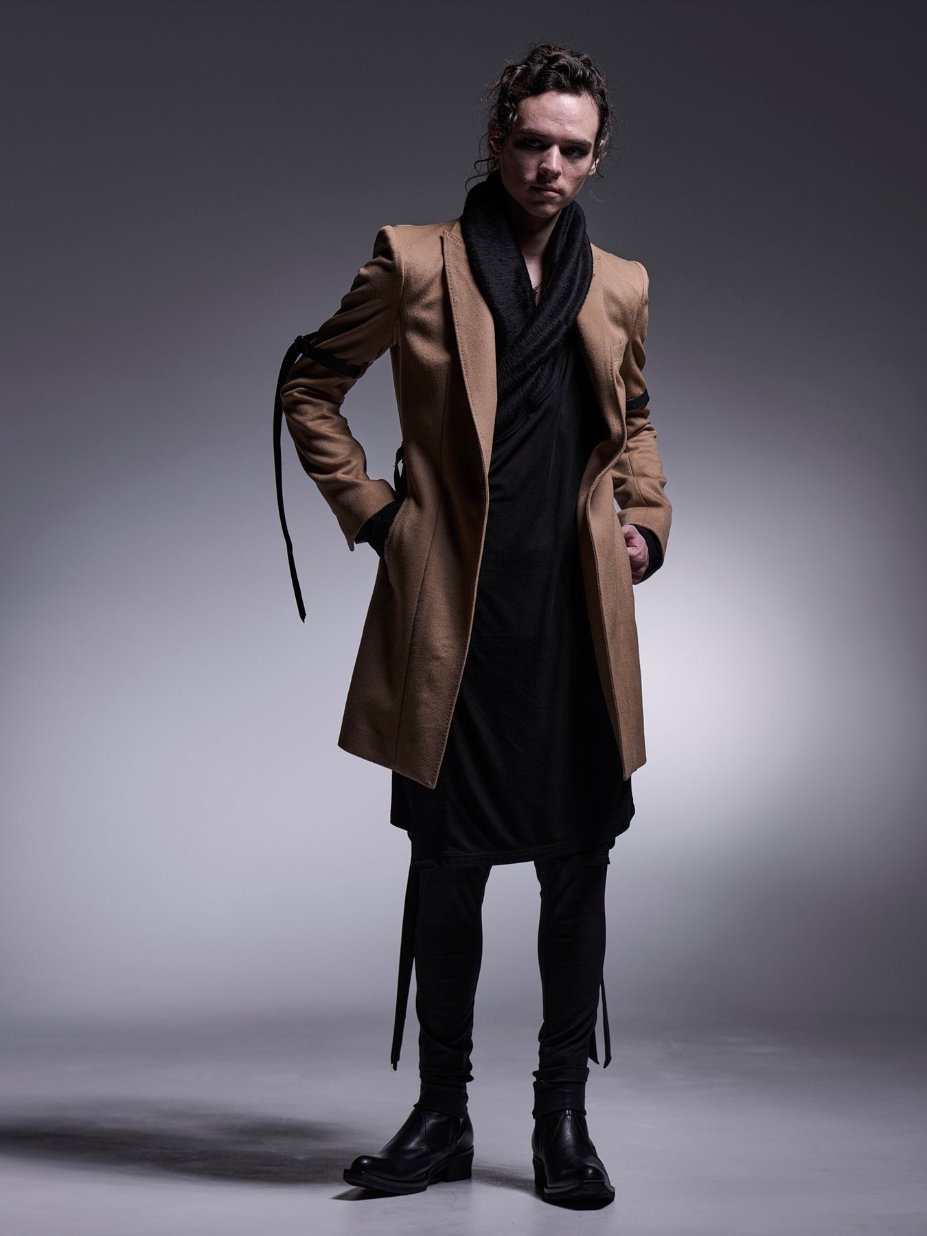【予約品 7月13日(日) 締切】Coating Sarrouel Pants / コーティング サルエルパンツ / ブラック