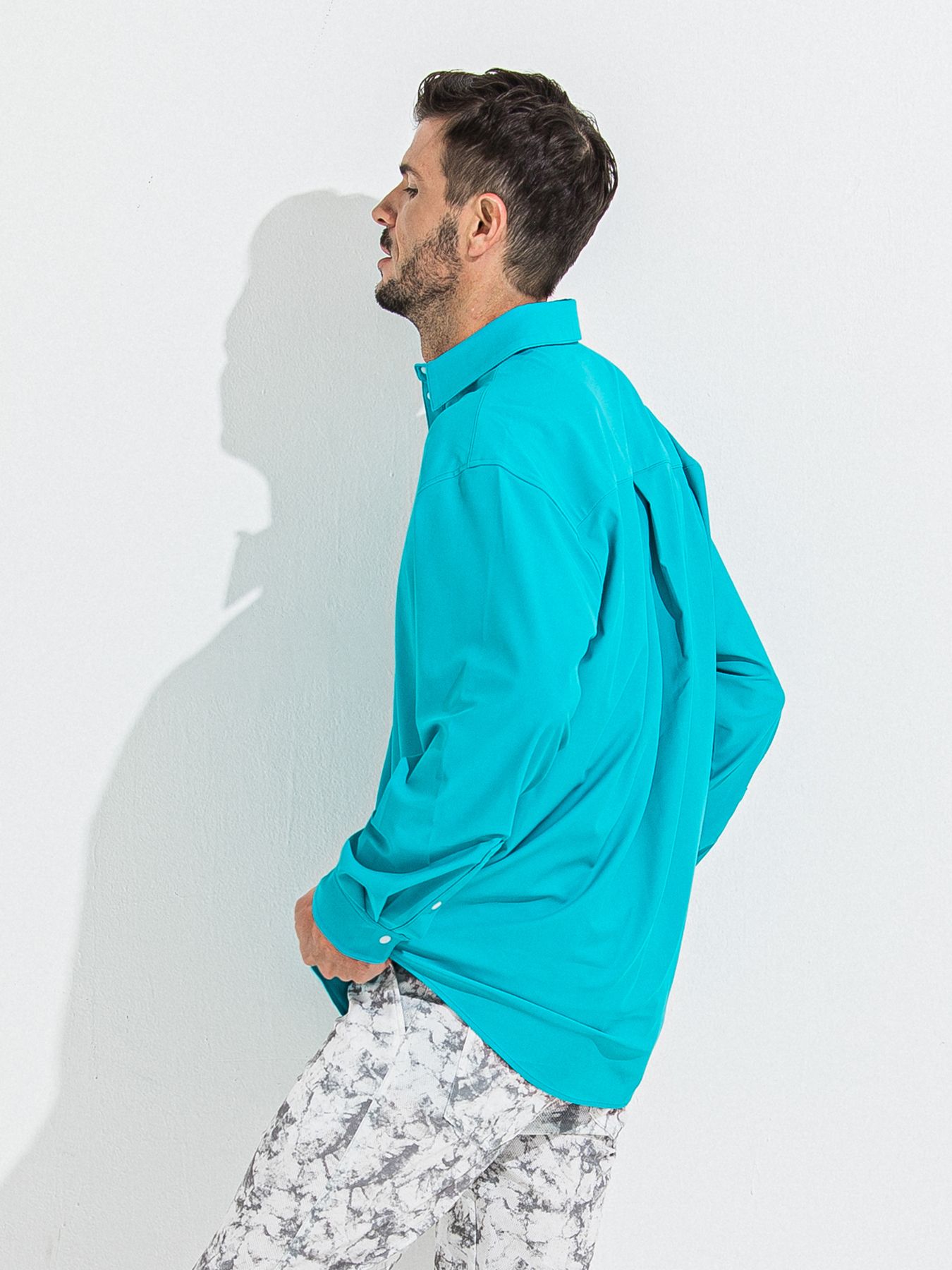 【予約品】RASH JACK SHIRTS / ラッシュガード ジャックシャツ / ターコイズ