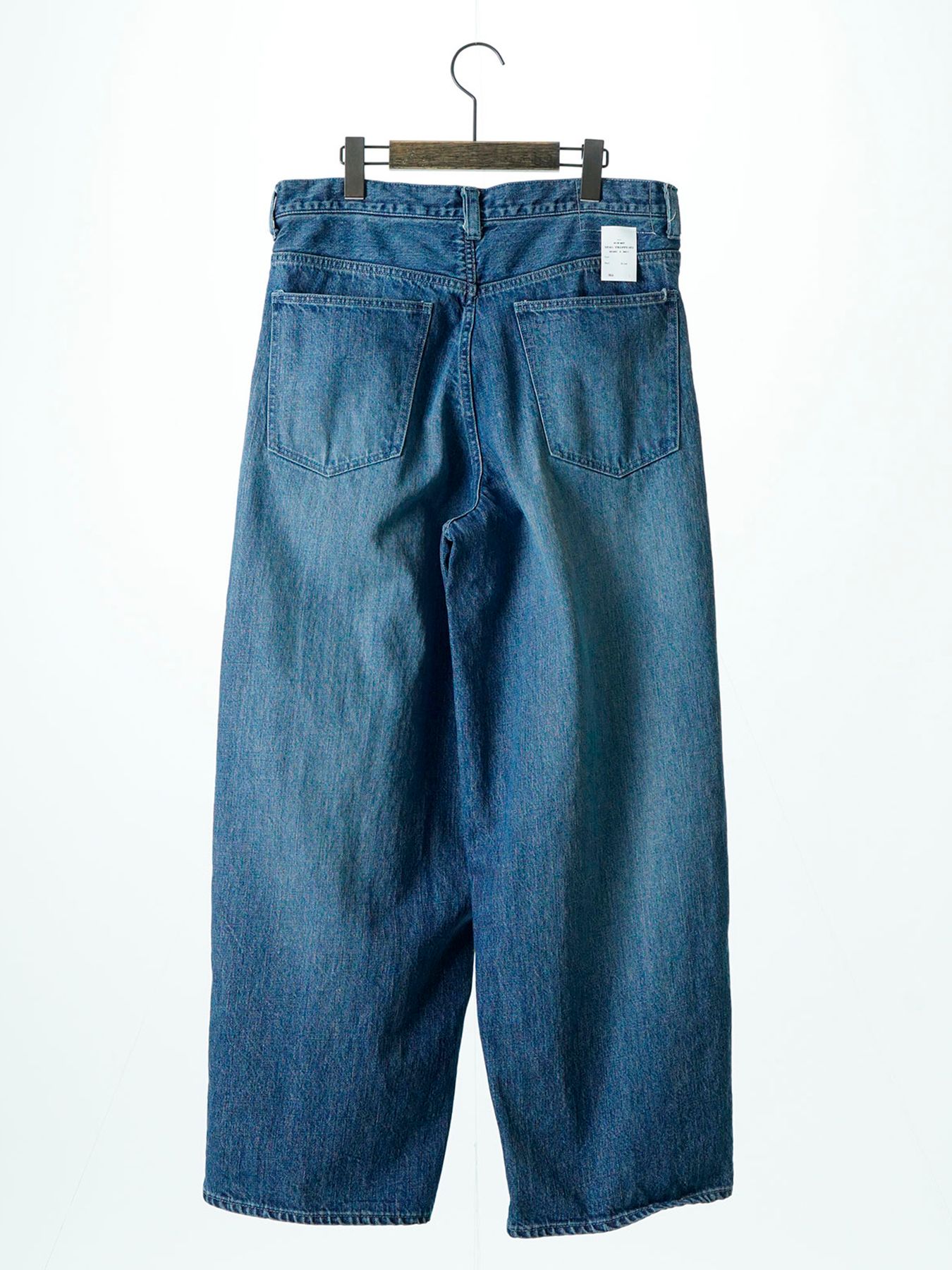 【予約品 5月7日(水)AM10時  締切】Fluxdenim used / ユーズド加工 デニムパンツ / インディゴ×ネイビー