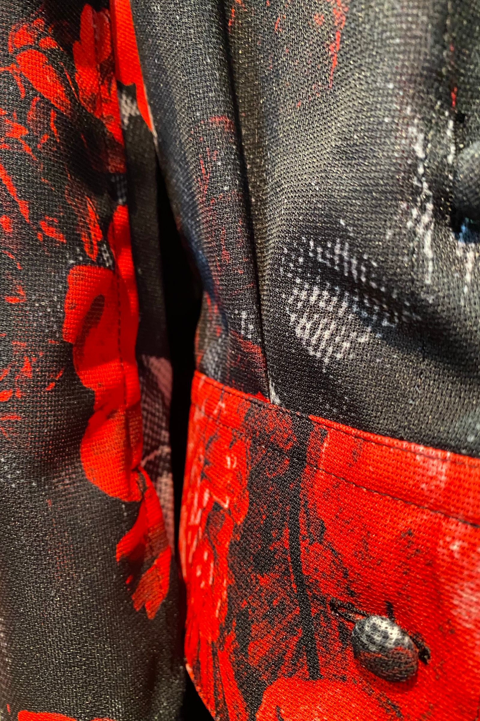 Shirts シャツ FloraMesh / Black&Red 【kiryuyrik】