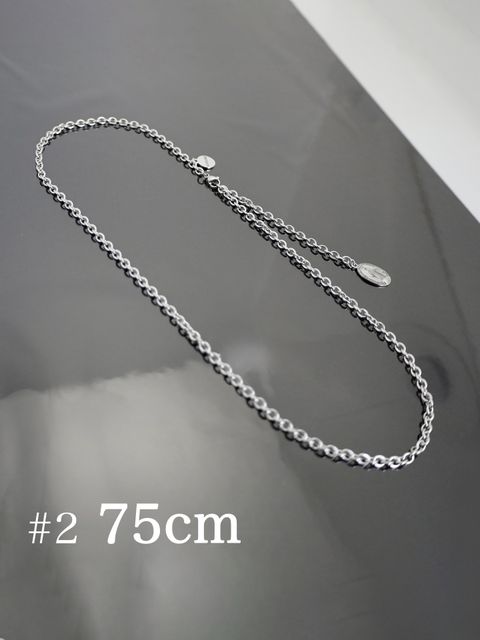 《受注生産》GODSIZE® MEDAL STAINLESS CHAIN #2 75 / ゴッドサイズ® メダイ ステンレスチェーン #2 75 / 注文から1～2週間後入荷予定