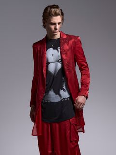 【予約品 1月4日(日) 締切】Layered Jacket / レイヤードジャケット / レッド