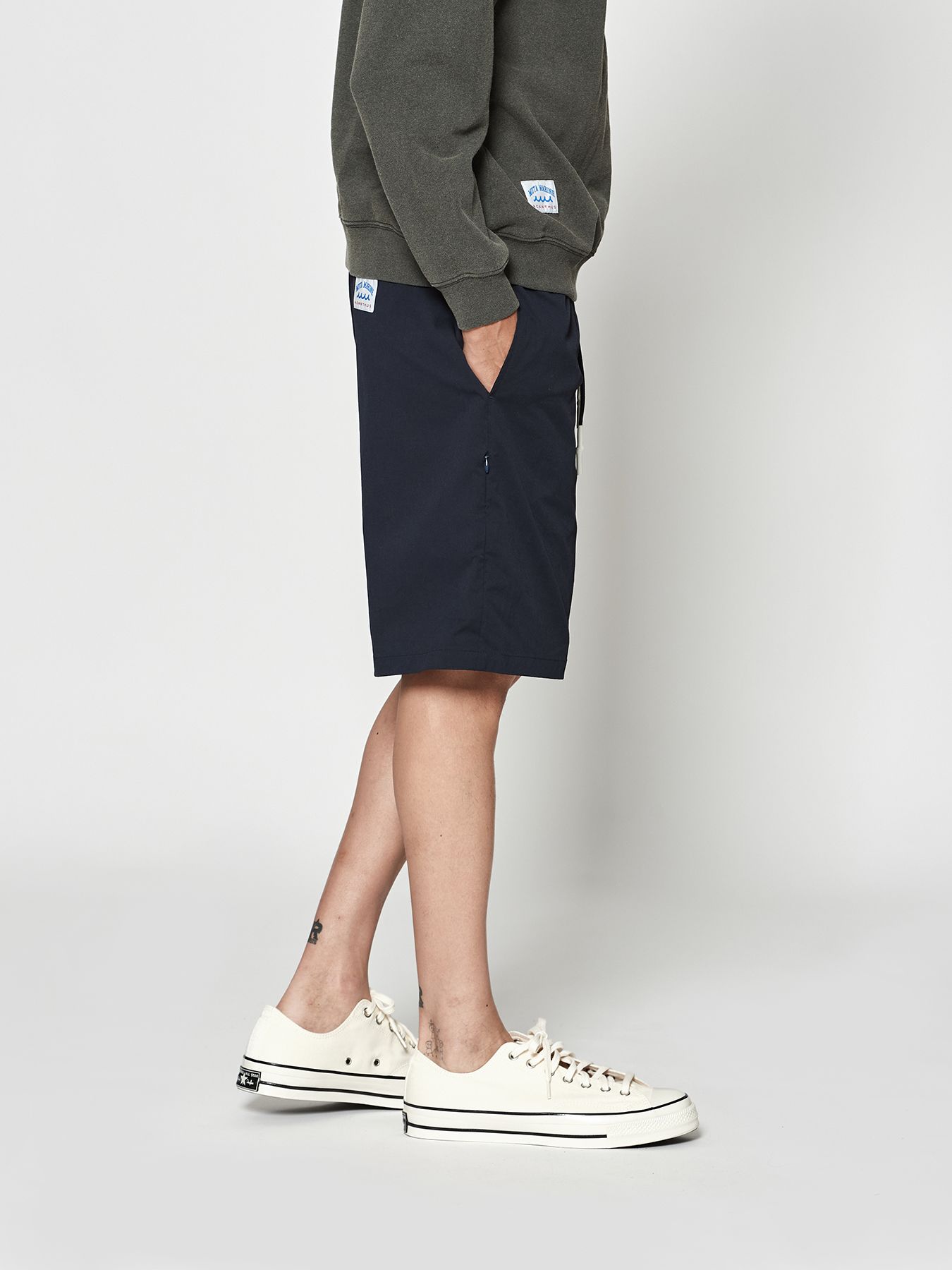 【予約品 10月9日(木) 締切】muta Ventilation Shorts / ショートパンツ / ネイビー【Acanthus × muta MARINE】