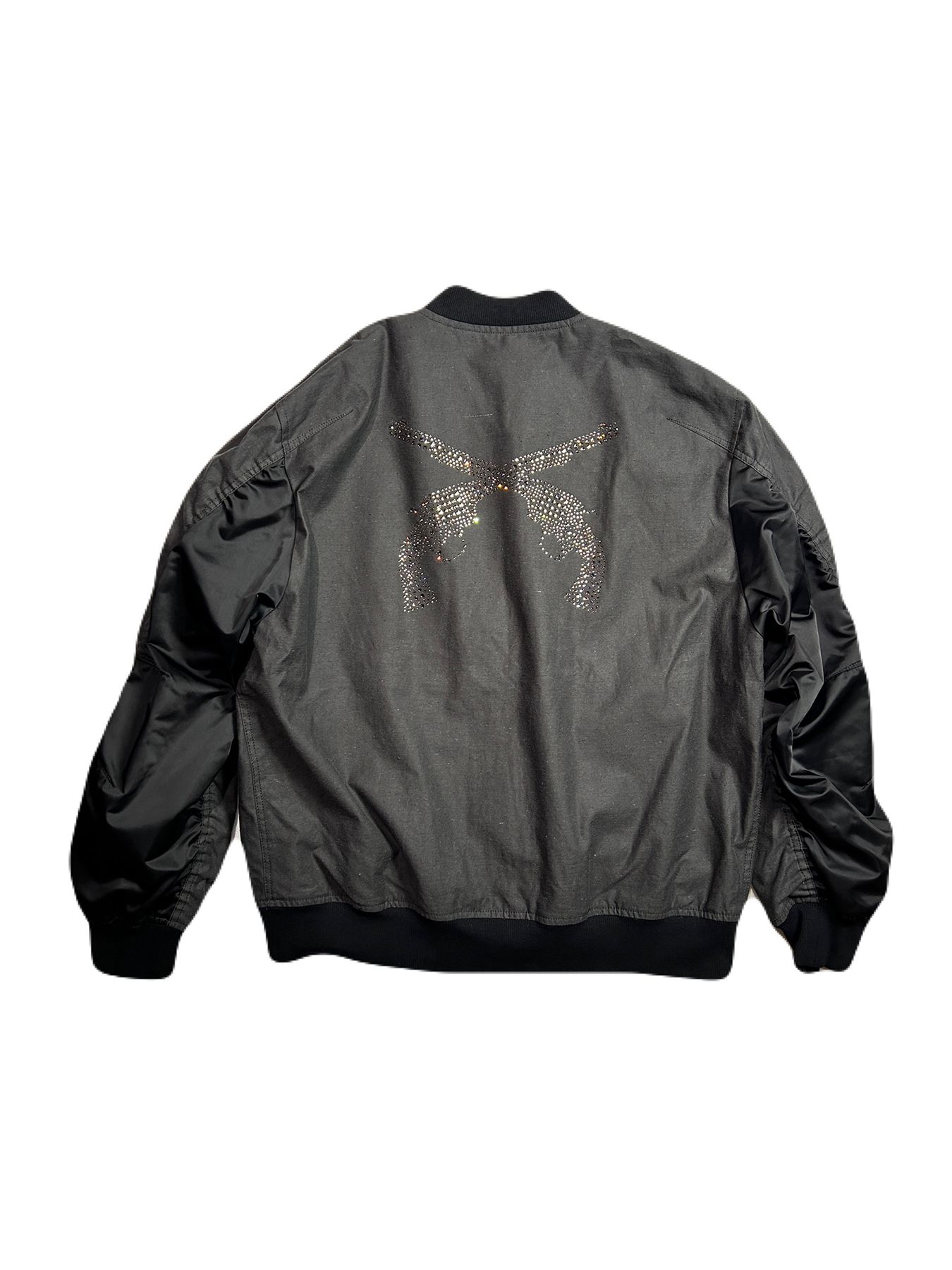 【予約品 8月10日(日) 締切 】O.COTTON MA-1 CRY / オーガニックコットン MA-1 / クリスタル チャコールグレー