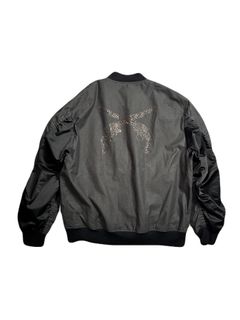 【予約品 8月10日(日) 締切 】O.COTTON MA-1 CRY / オーガニックコットン MA-1 / クリスタル チャコールグレー