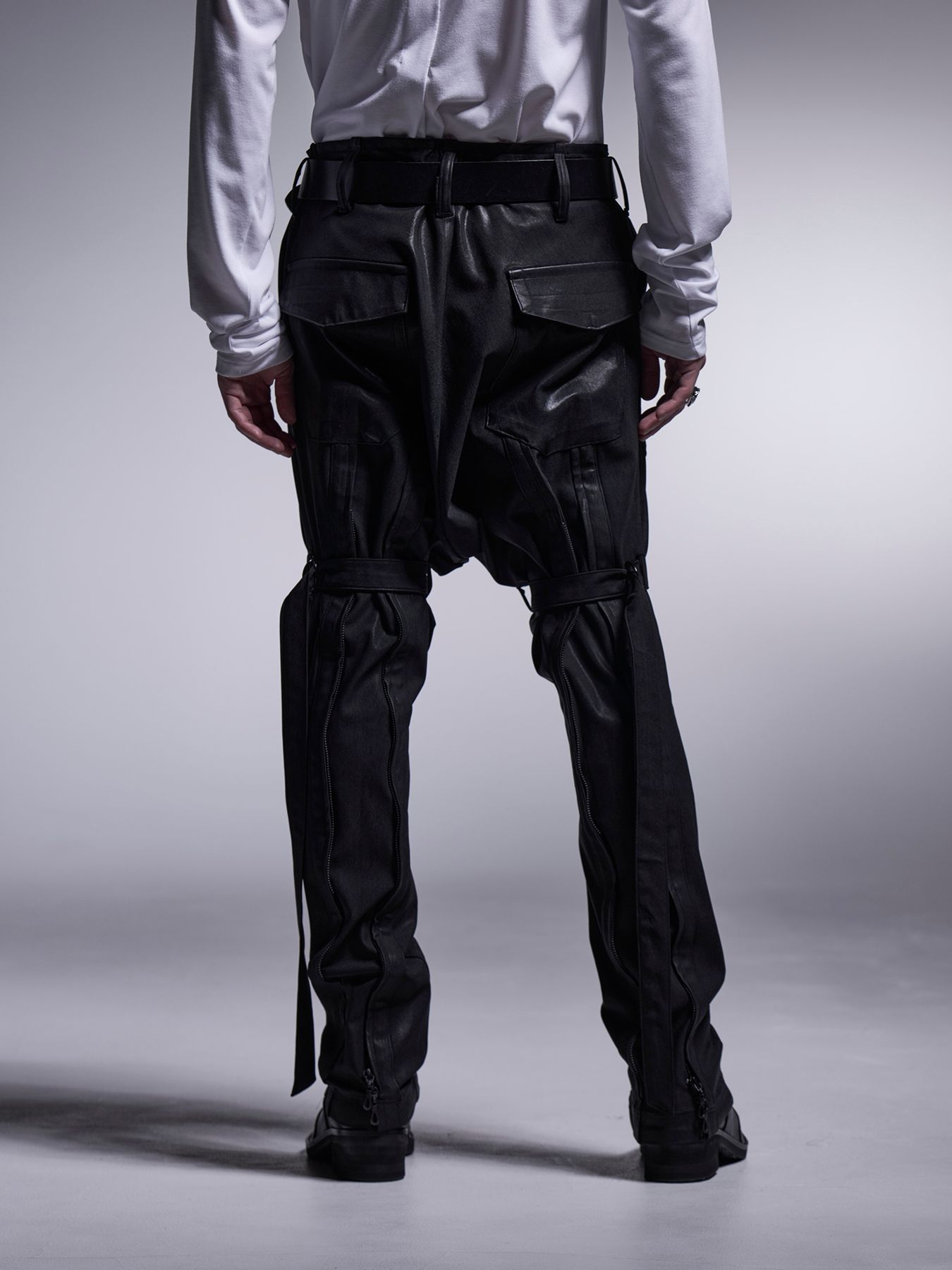 【予約品 7月13日(日) 締切】Sarrouel Bondage Pants / サルエルボンデージパンツ / ブラック