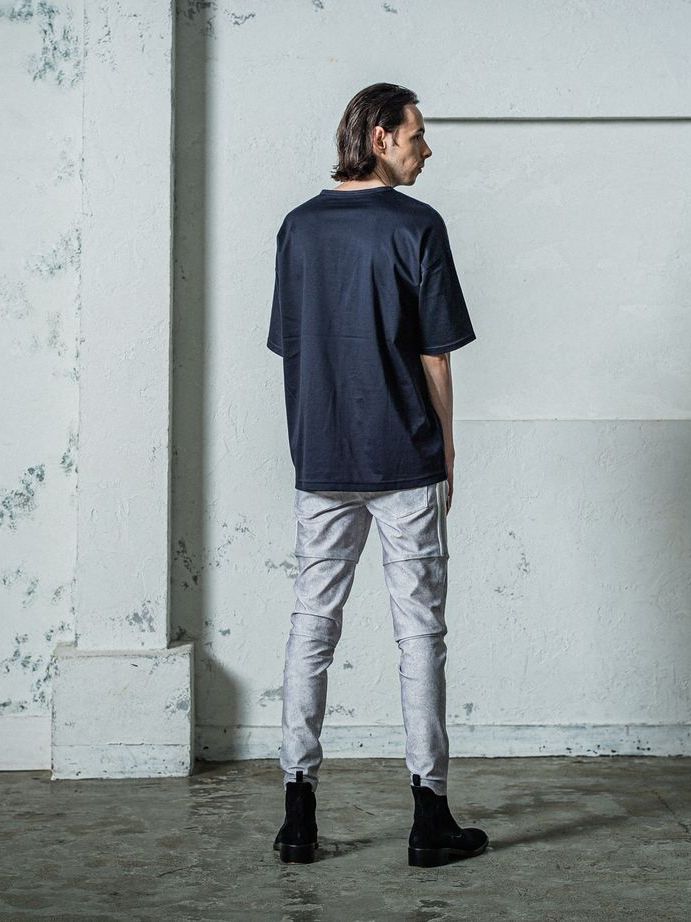 《予約11月17日19時締め》 Finest  BASIC  LOOSE T / ルーズTシャツ / ネイビー