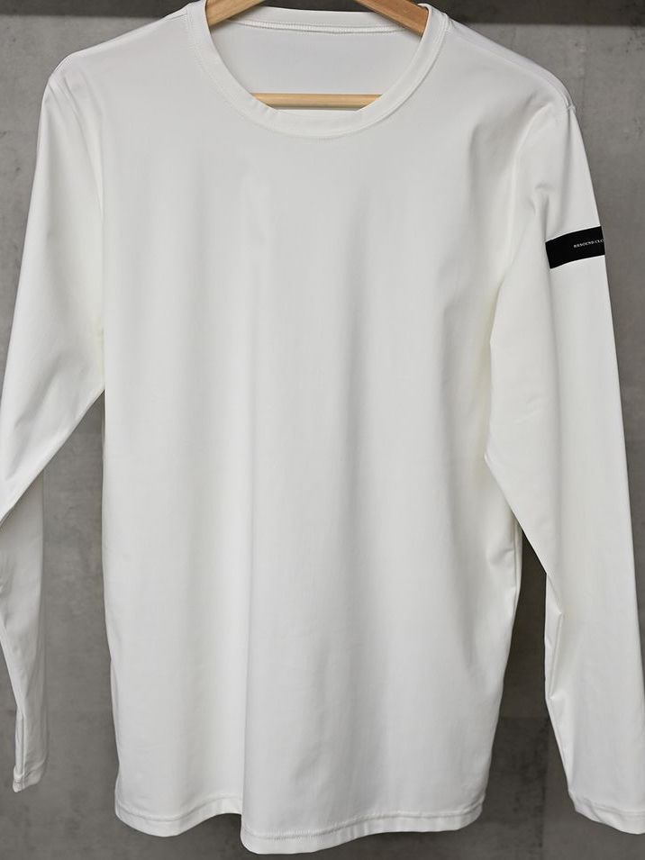 《予約11月17日19時締め》 nylon longsleave Tee / ルーズTシャツ / ホワイト