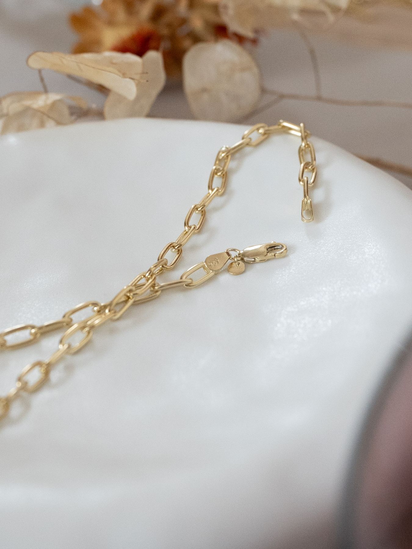 《予約品》 THICK AZUKI CHAIN / チェーン / ゴールド 【Iroquois.SENTI】