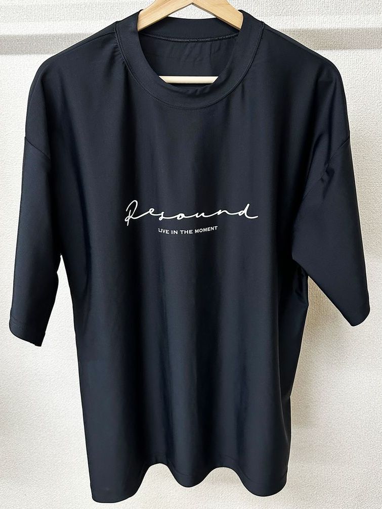 《予約品3月3日18：00締め》 handwriting RUSH OVER T / ラッシュガードTシャツ / ブラック