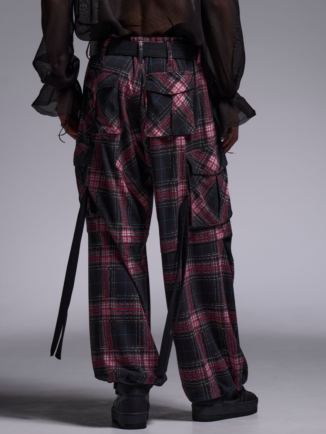 【予約品 】Cargo Pants / カーゴパンツ / ブラック&ピンク