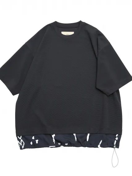 PARM CUTSEW / BLACK/ ブラック×プリント