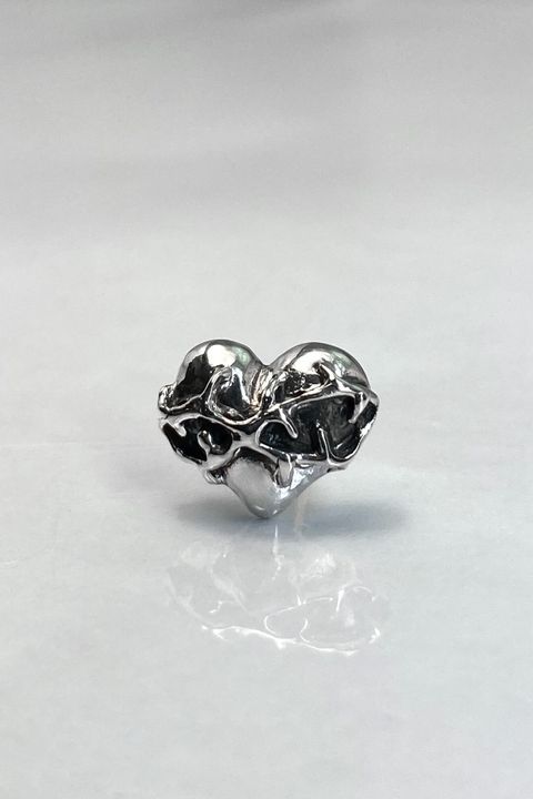 《受注生産》 HEART STUD ピアス 【GOD SIZE】 注文から1~2週間後入荷予定